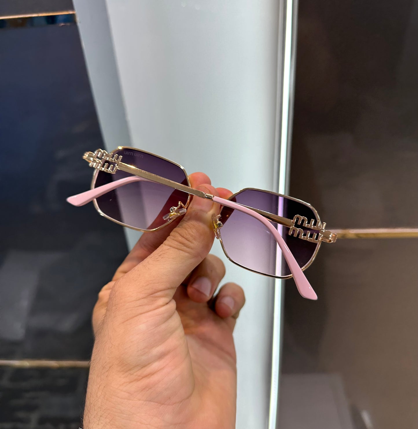 Miu Miu Pink Luxury Shade With Original Box Packing
