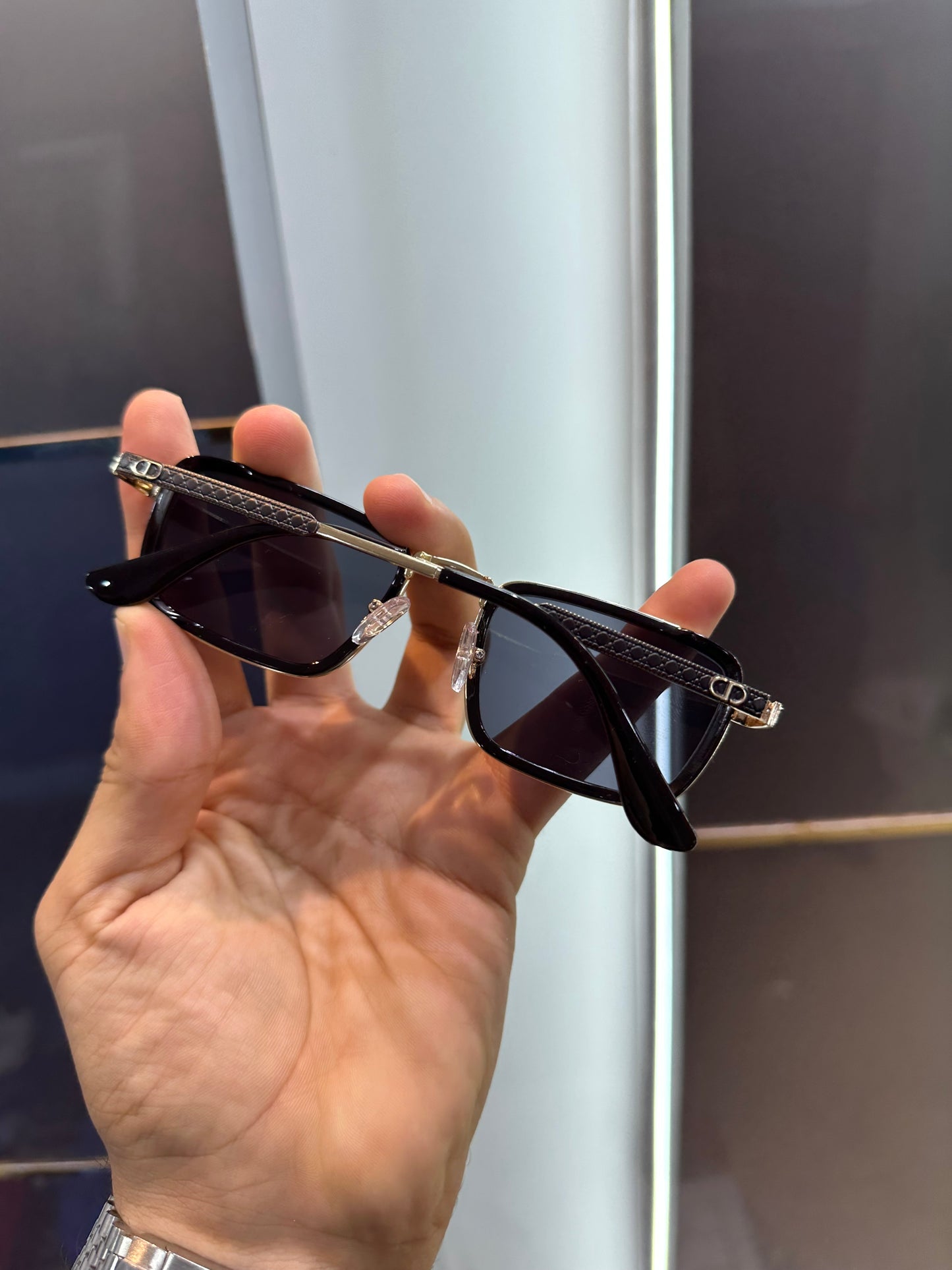 Christian Dior Black Gold Luxury Shade With Original Box Packing