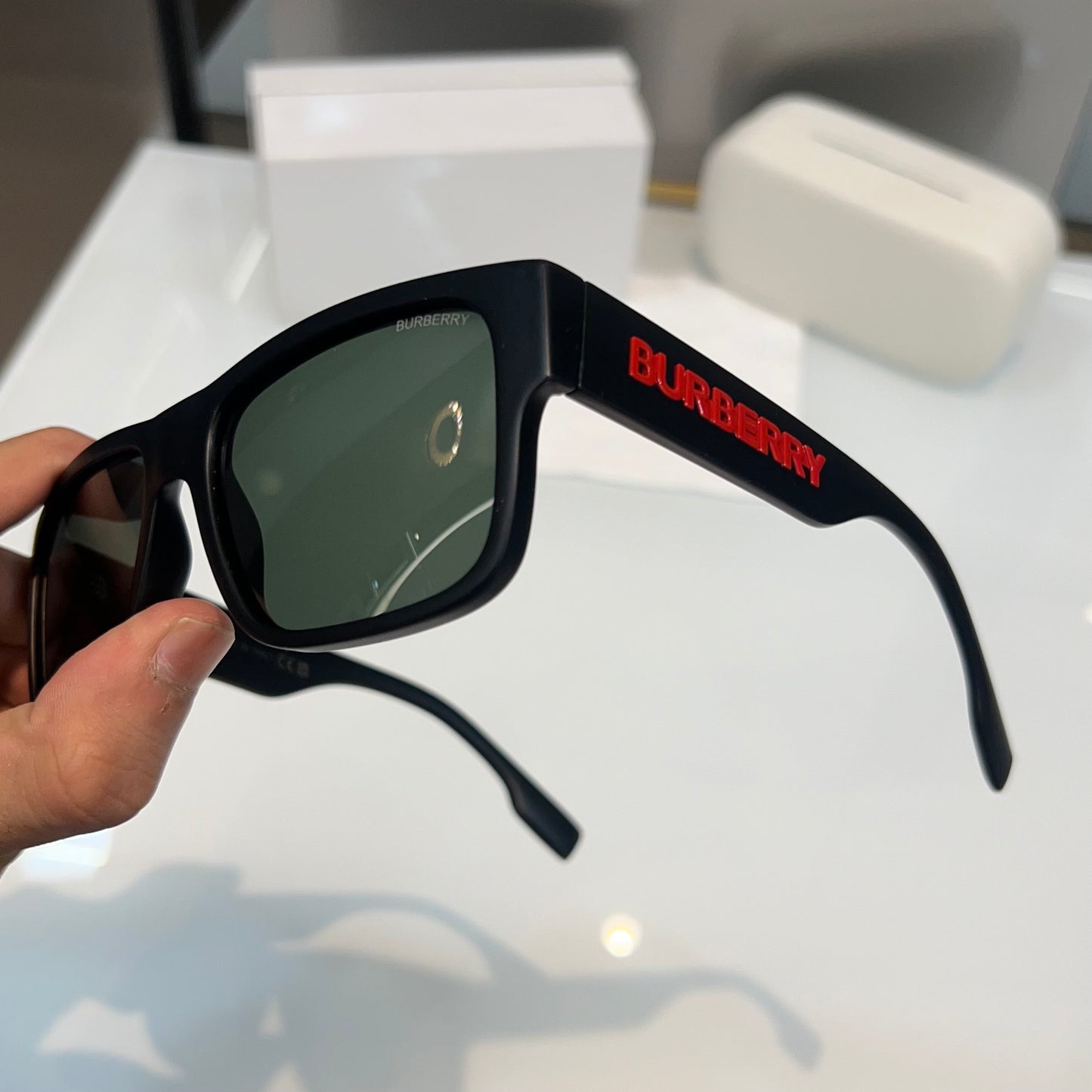 Burberry Black Red Luxury Shade With Original Packing