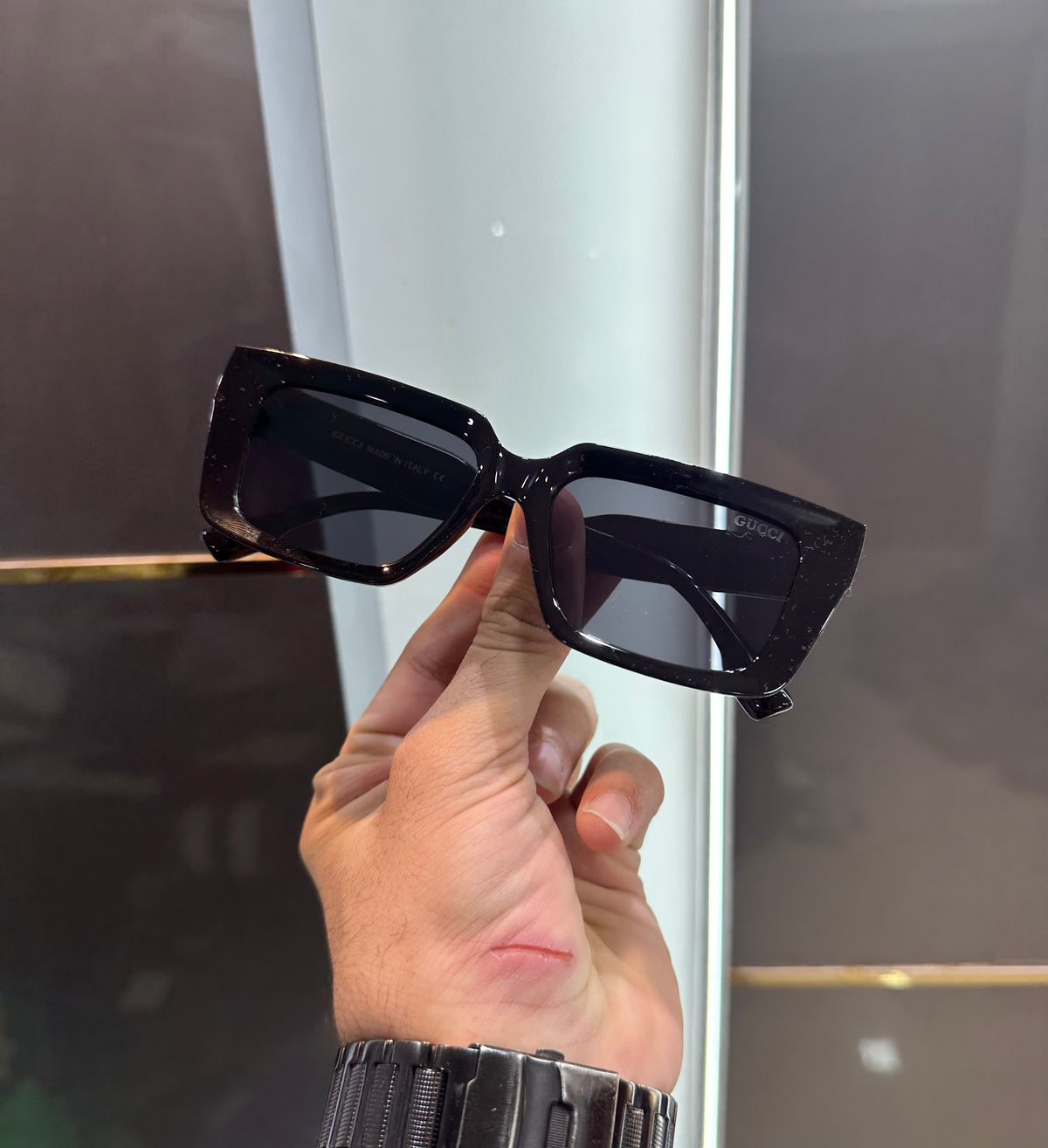 Gucci Black Designer Limited Edition Luxury Shade With Original Packing
