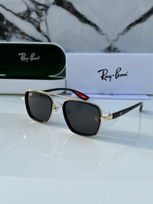 Rayban Black Gold Ferrari Edition Luxury Shade With Original Packing