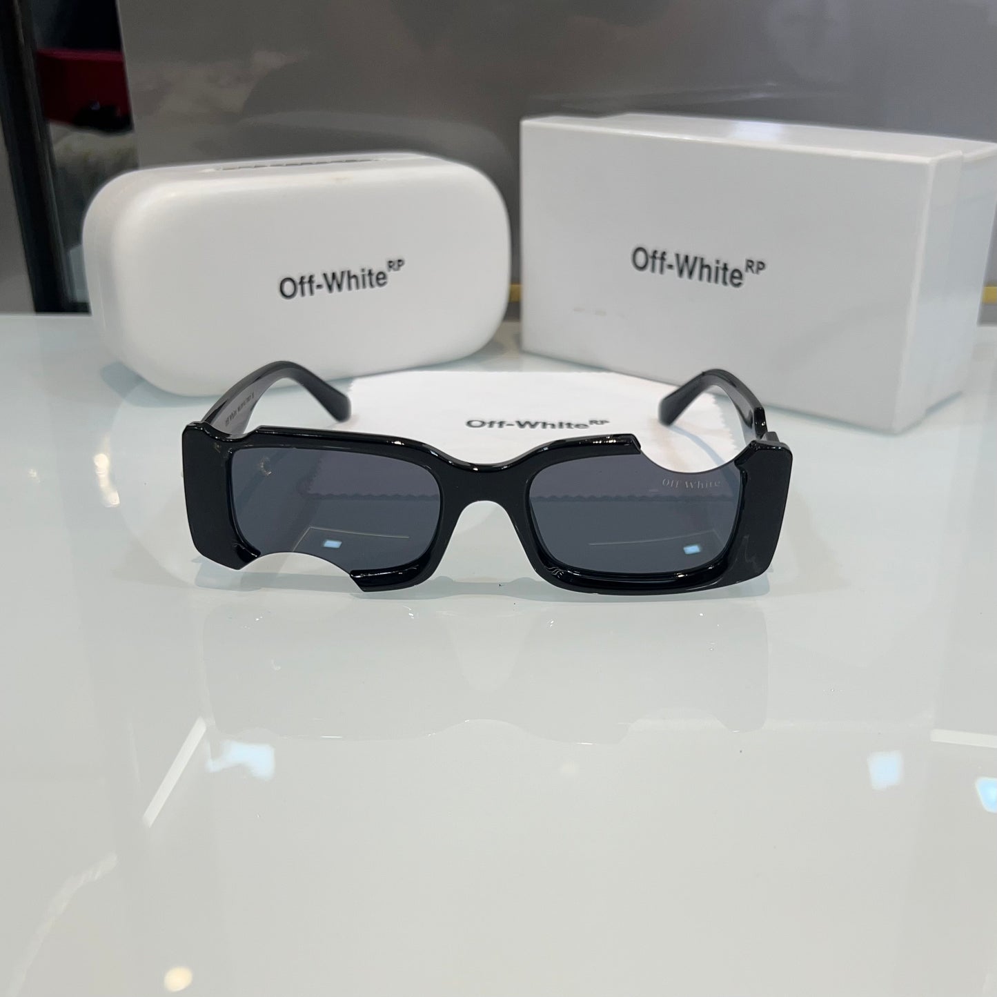 Off White Cut Designer Limited Edition Luxury Shade With Original Packing