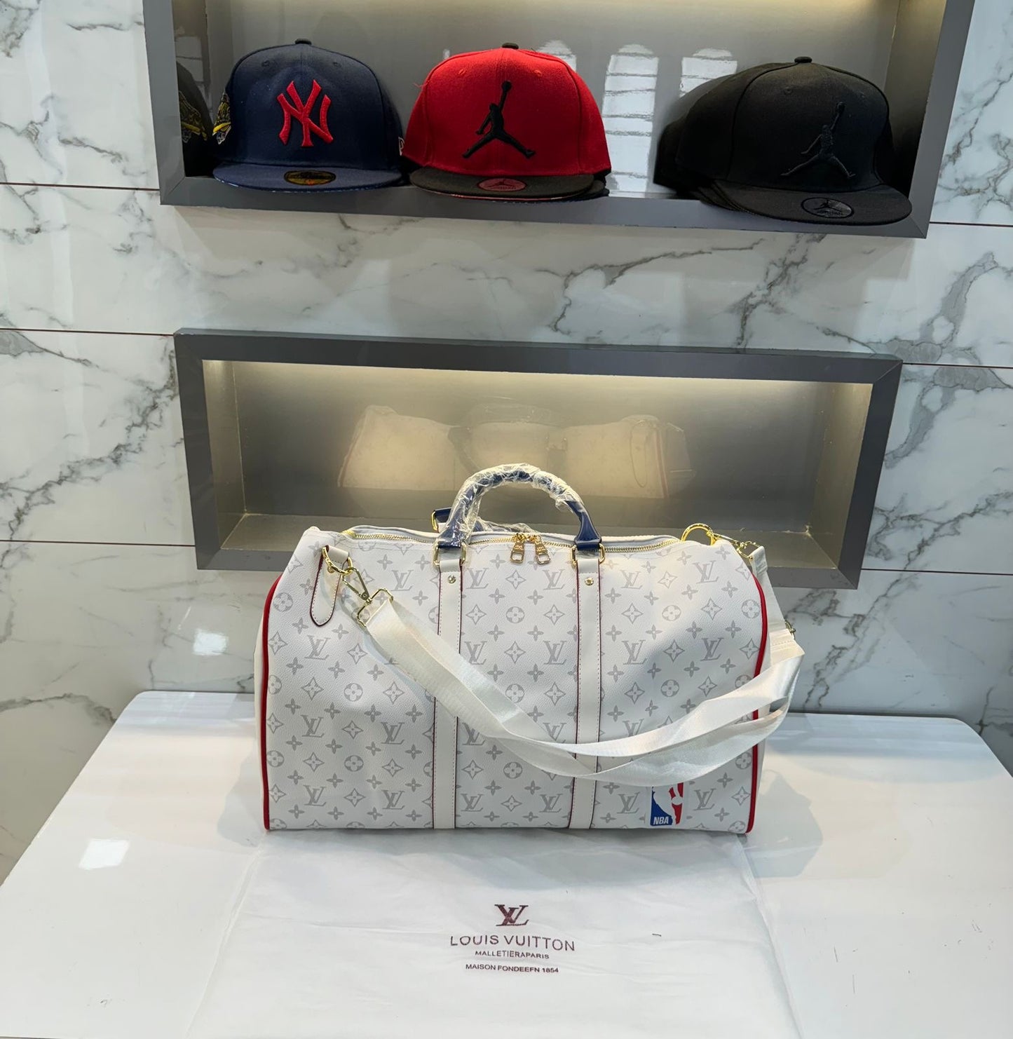 Louis Vuitton X NBA Edition Brown Premium Duffel Bag