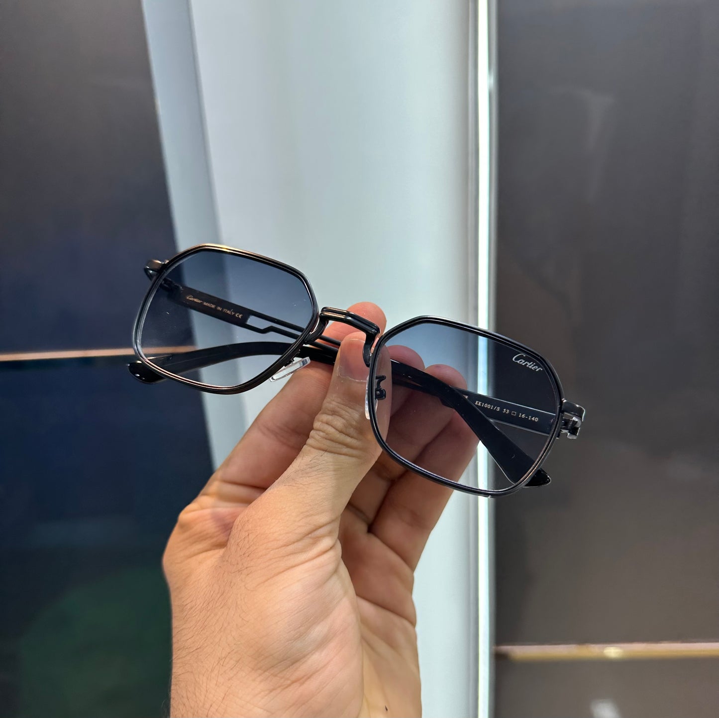 Cartier Black Blue Edition Luxury Shade With Original Box Packing