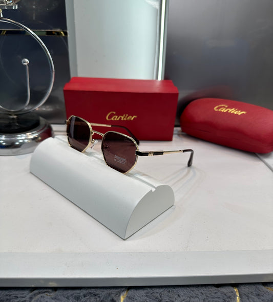 Cartier Brown Luxury Shade With Original Box Packing