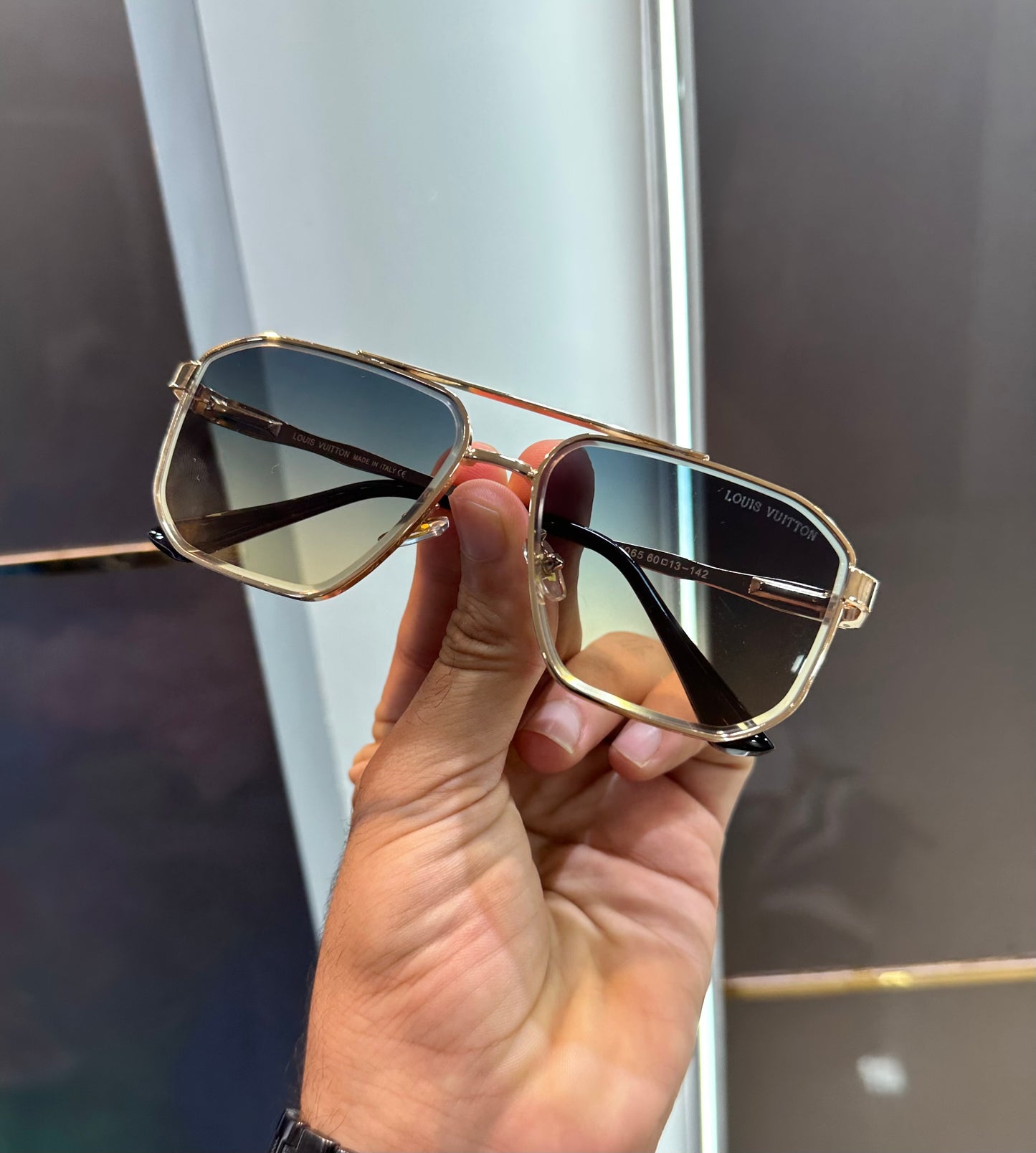 Louis Vuitton Green Metal Limited Edition Luxury Shade With Original Packing
