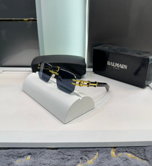 Balmain Paris Black Gold Shade Designer Limited Edition Luxury Shade With Original Packing