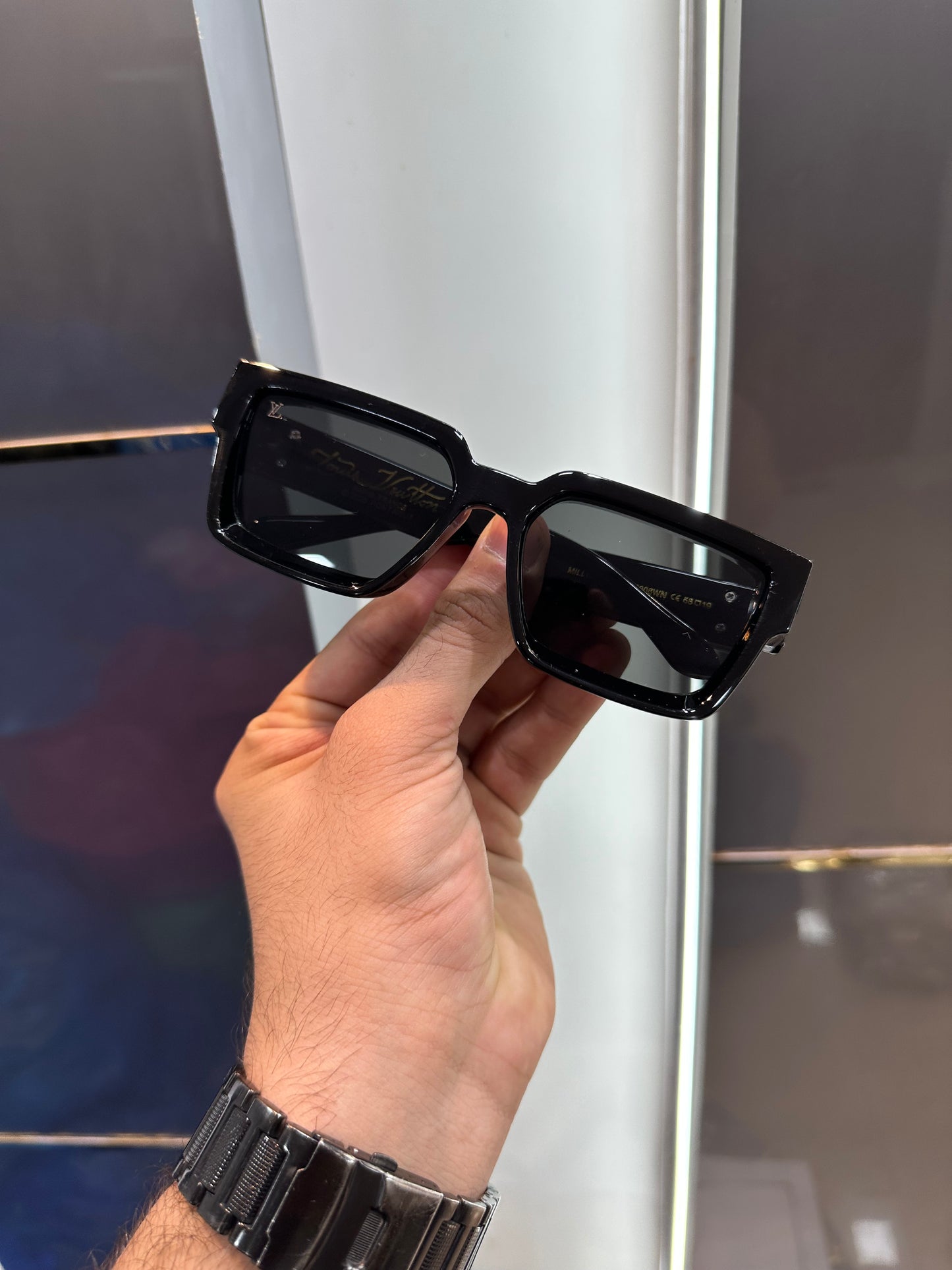 Louis Vuitton Full Black Karan Aujla Edition Limited Edition Luxury Shade With Original Packing