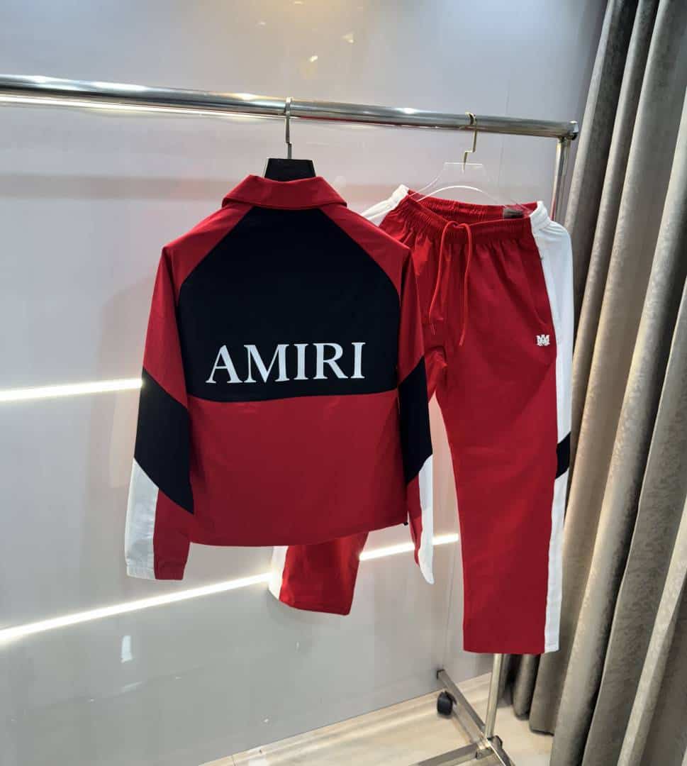 Amir i Red Back Print Imported Tracksuit