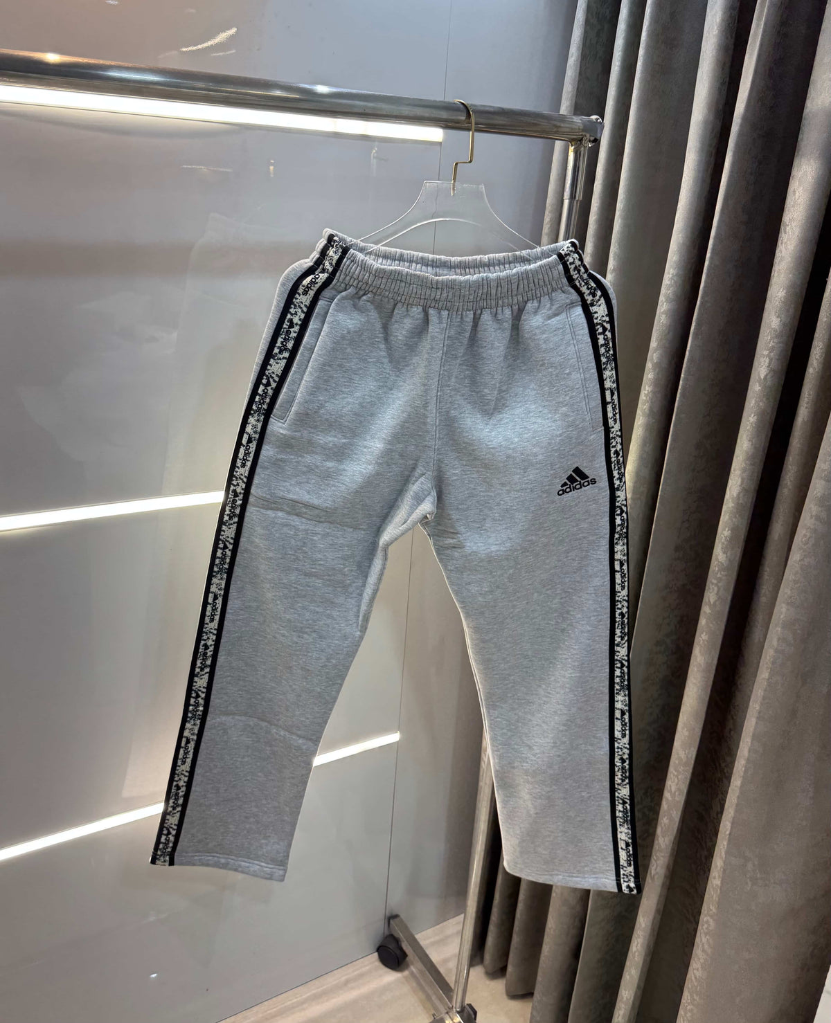 Adida s Grey Logo Work Imported Trackpant