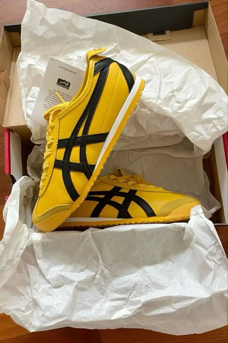 Onitsuka Tiger Mexico 66 Yellow Black Sneakers
