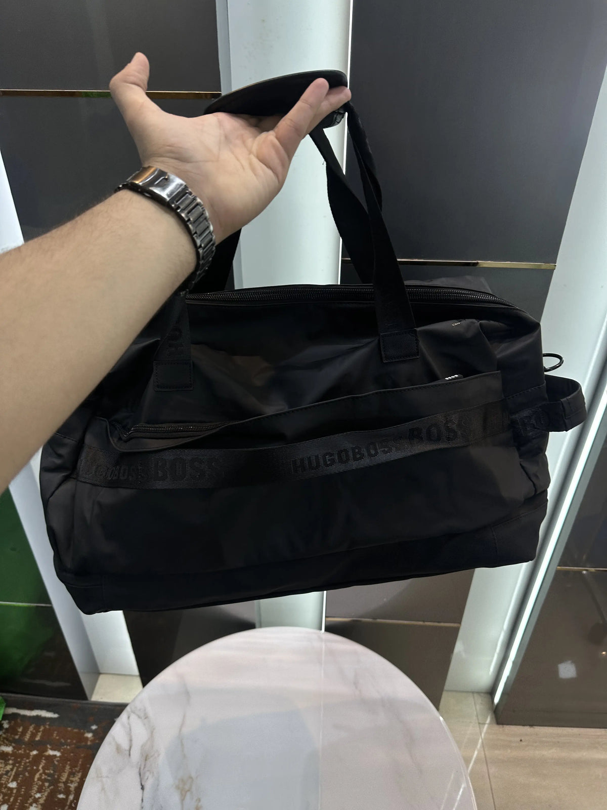 Copy Hugo Bos s Luxury Imported Duffel Bag H16006w