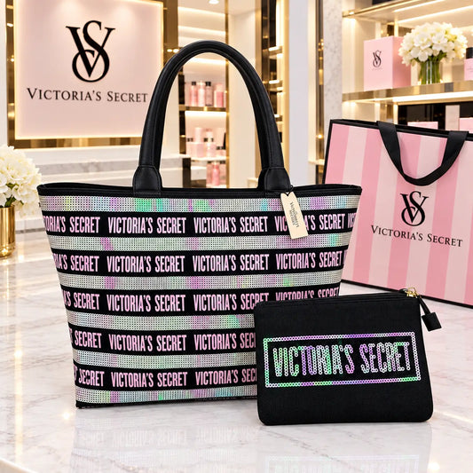 Victorias Secre t Luxury Tote Bag With Carry Bag vs310