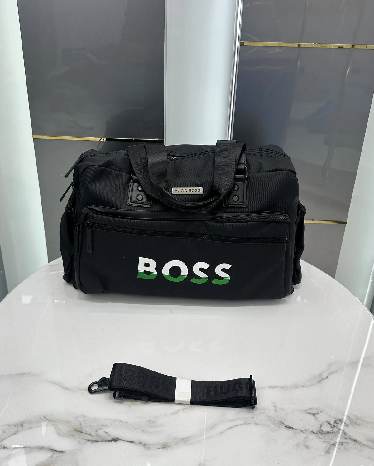 Hugo Bos s Luxury Imported Duffel Bag Bs187