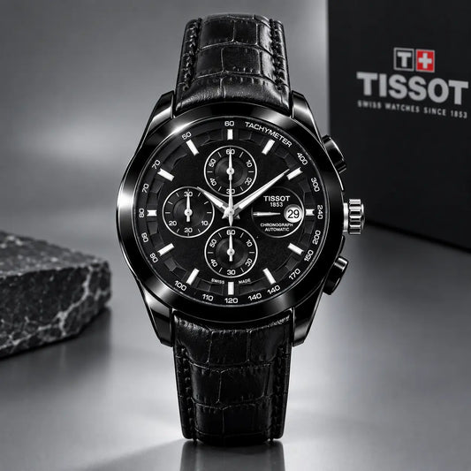 Tisso_t 1853 Couturier Leather Chronograph 228