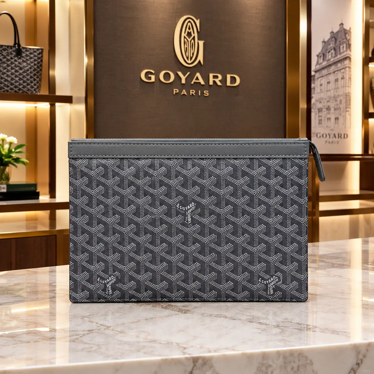 Goyar d Luxury Unisex Pochette With Box g112
