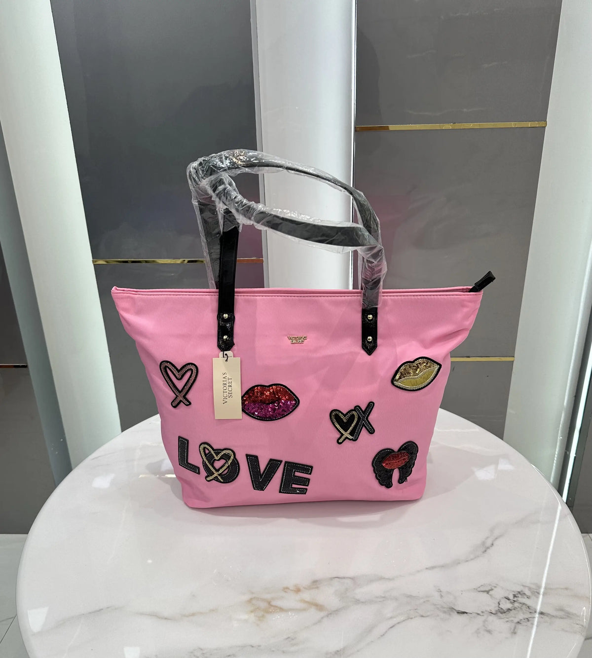 Victorias Secre t Luxury Tote Bag Pink vs7908