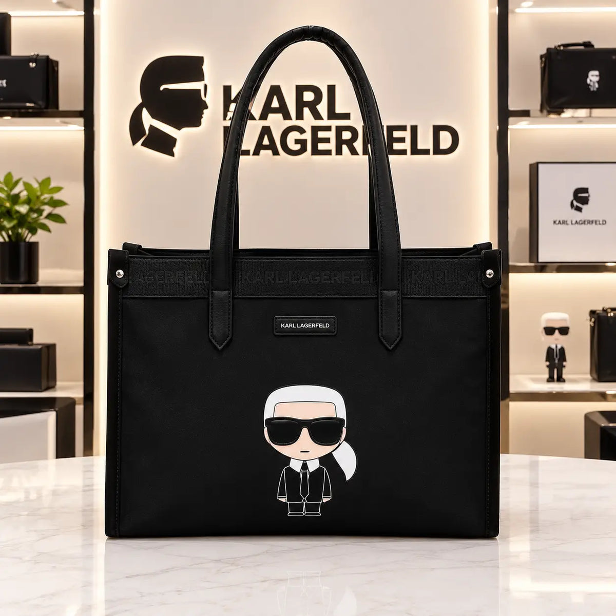 Karl Lagerfel d Luxury Tote Bag k1009