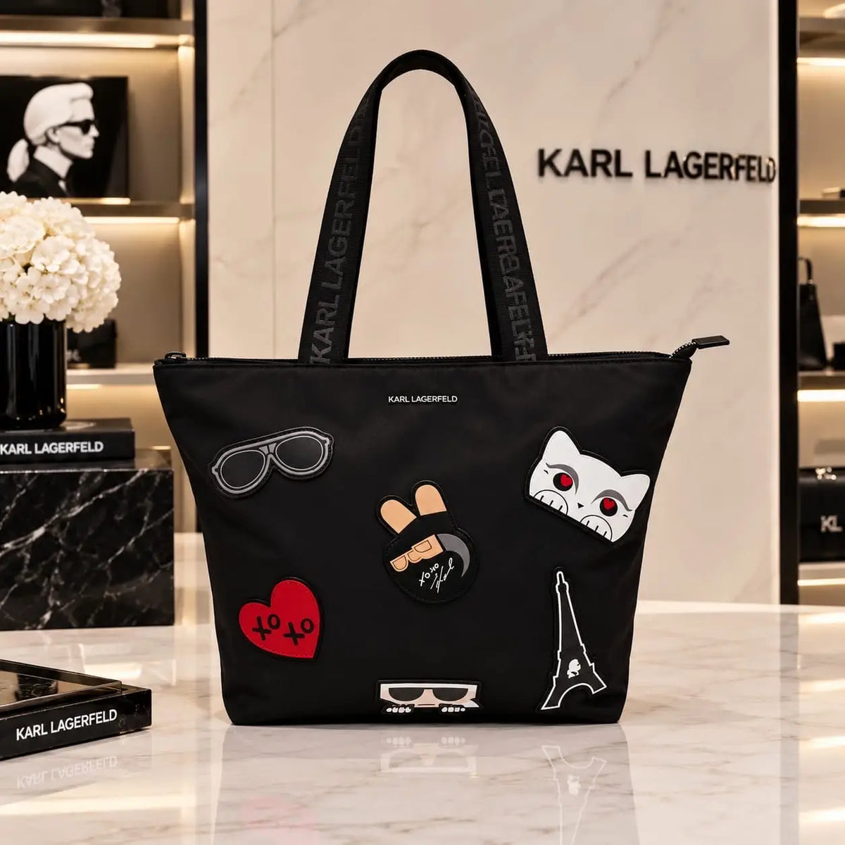 Karl Lagerfel d Luxury Tote Bag k198
