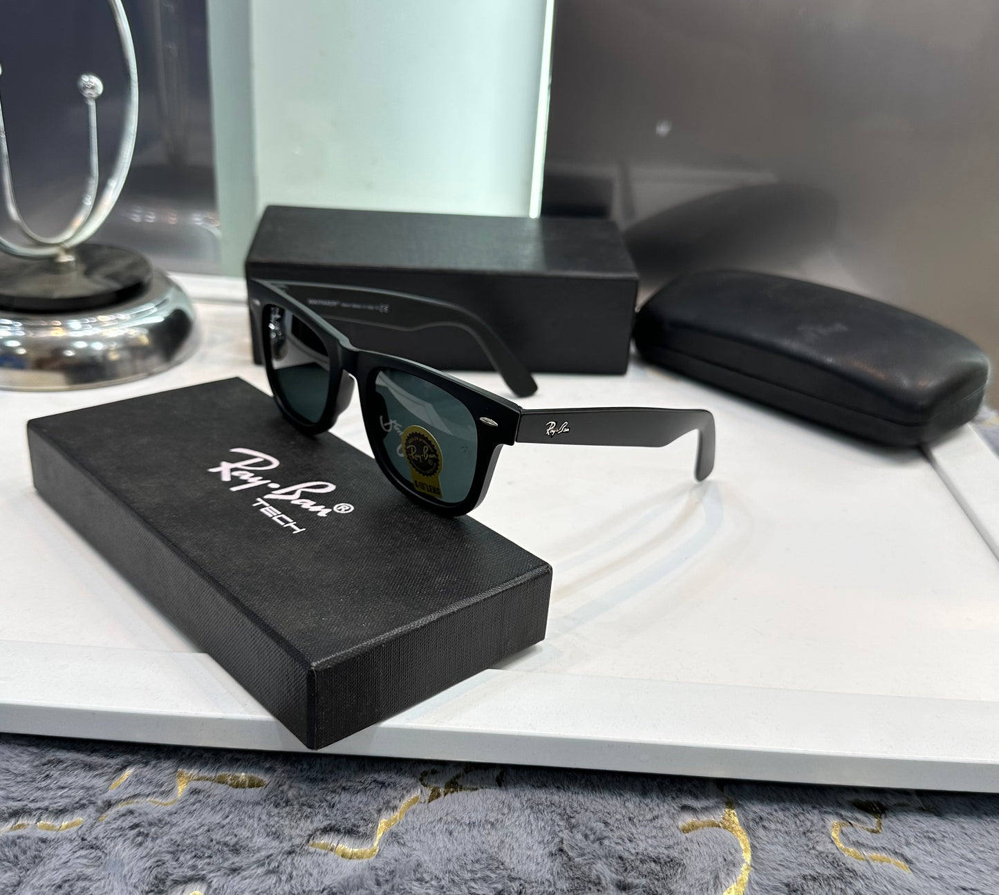 Rayban All Black Zlatan Edition Luxury Shade With Original Packing