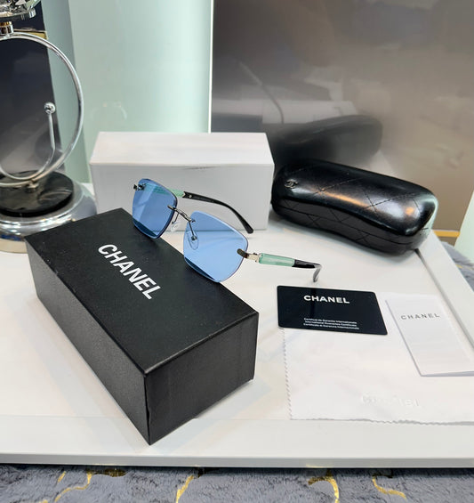 Chanel Sky Blue Luxury Shade With Original Box Packing