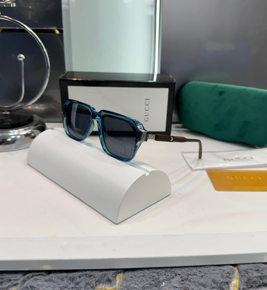 Gucci Blue Wooden Stick Luxury Shade With Original Box Packing