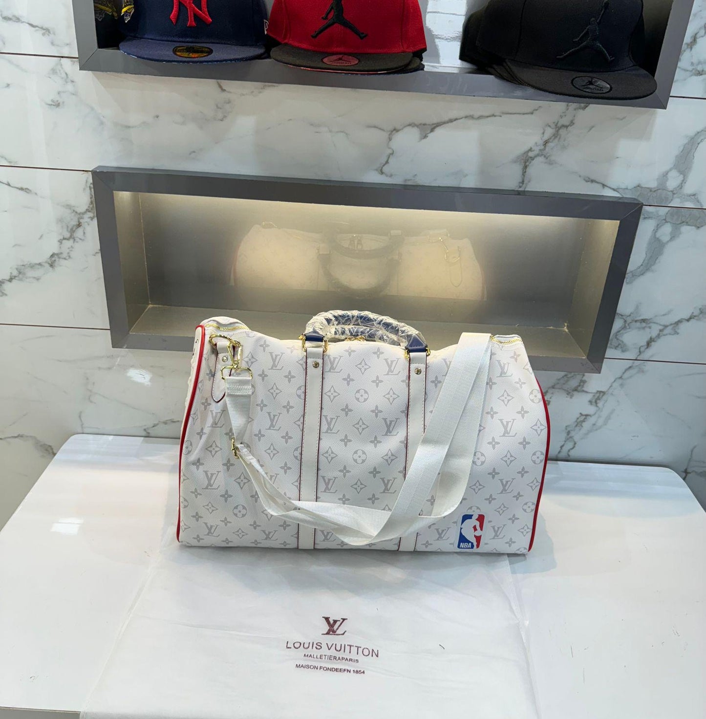 Louis Vuitton X NBA Edition Brown Premium Duffel Bag