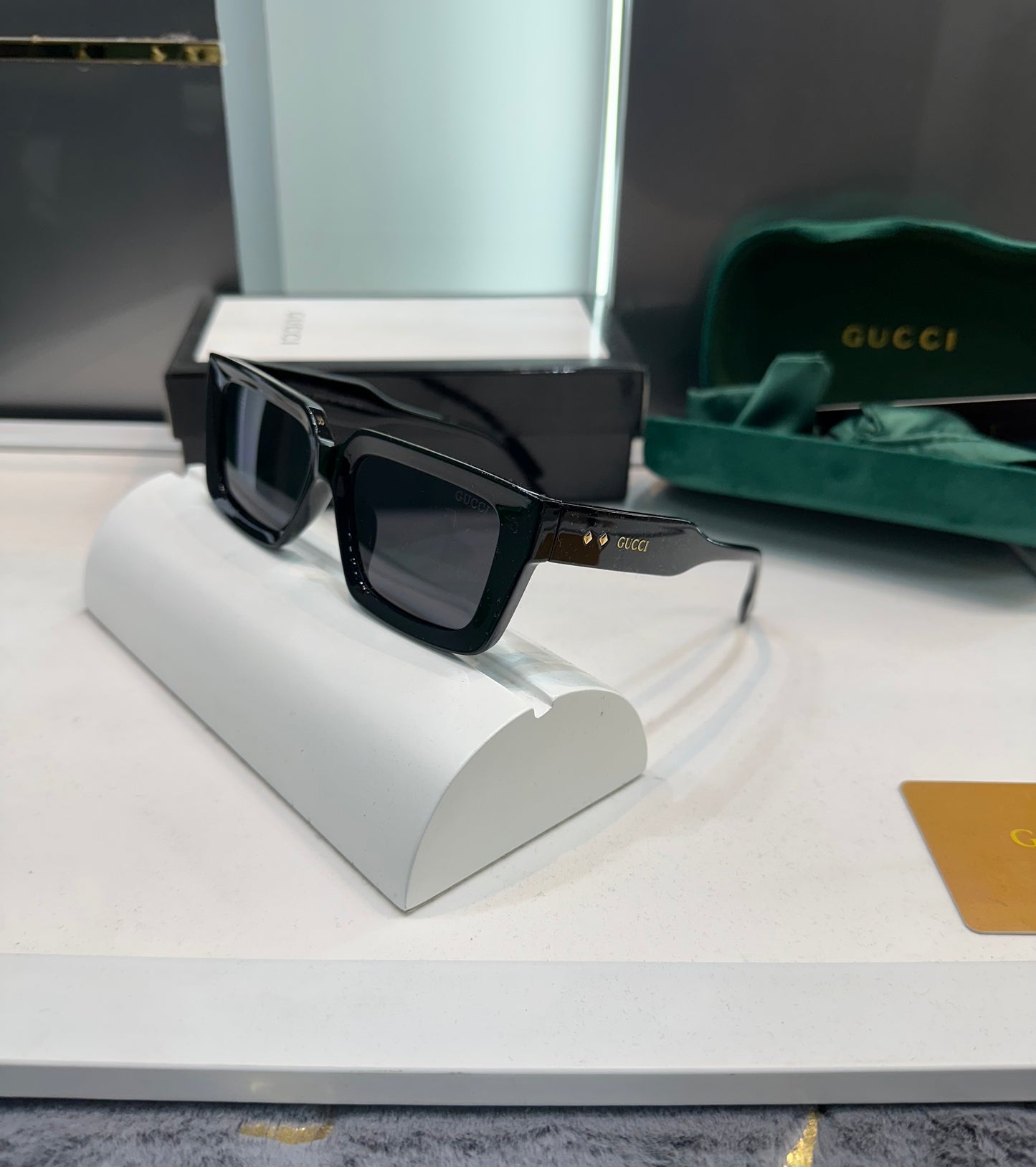 Gucci Black Designer Limited Edition Luxury Shade With Original Packing