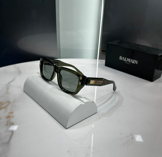 Balmain Paris Green Karan Aujla  Luxury Shade With Original Box Packing