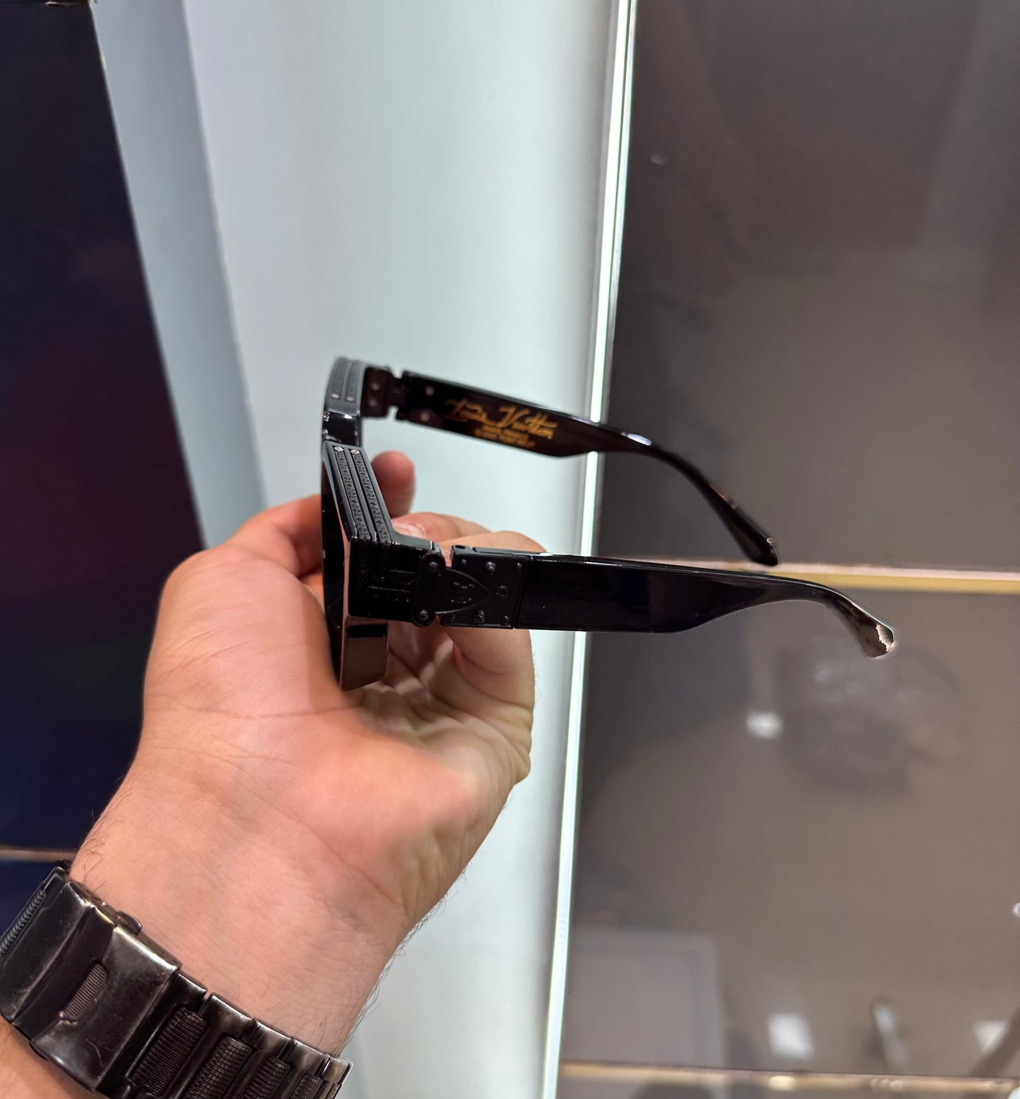 Louis Vuitton Full Black Karan Aujla Edition Limited Edition Luxury Shade With Original Packing