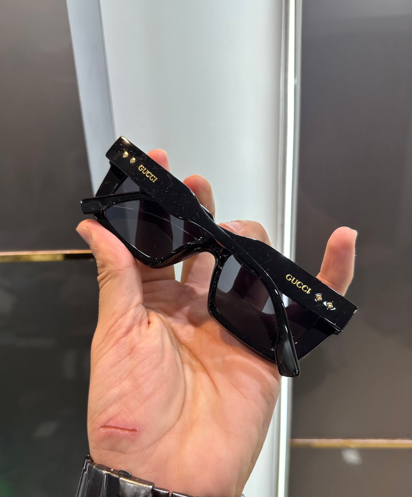 Gucci Black Designer Limited Edition Luxury Shade With Original Packing