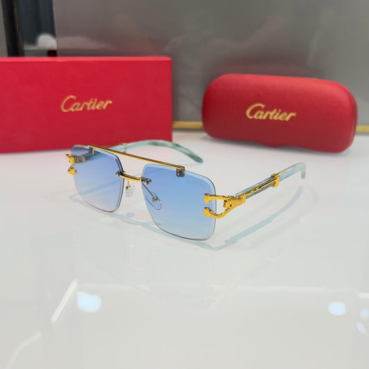 Cartier Sky Blue2 Honey Singh Edition Luxury Shade With Original Box Packing