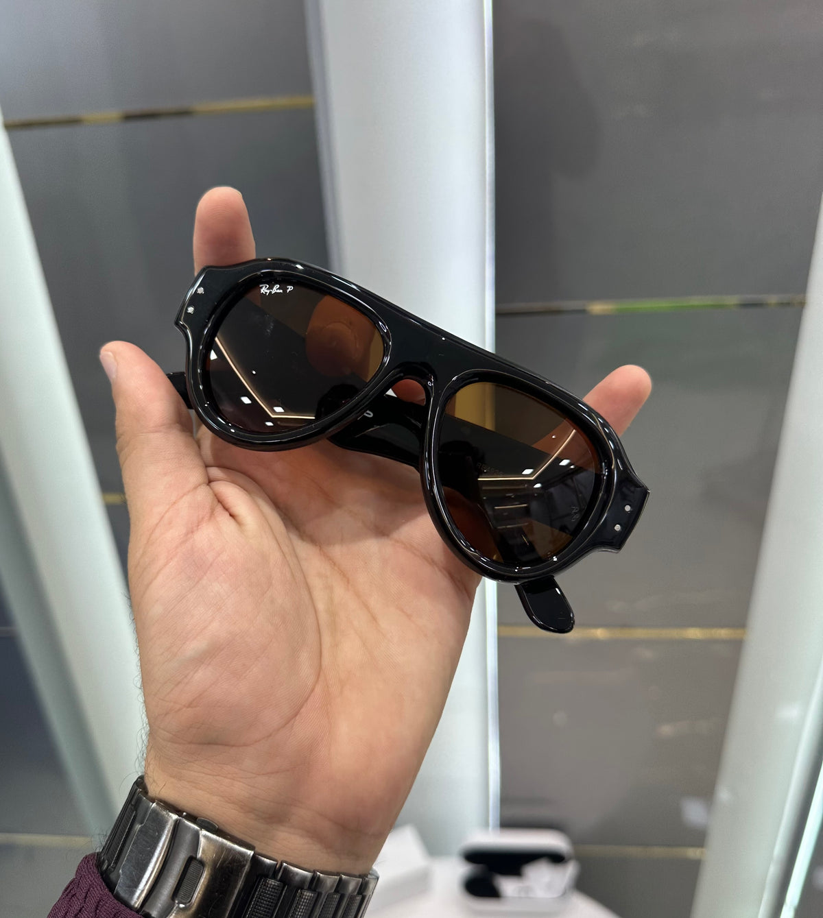 Rayban Black Brown Limited Edition Luxury Shade With Original Packing