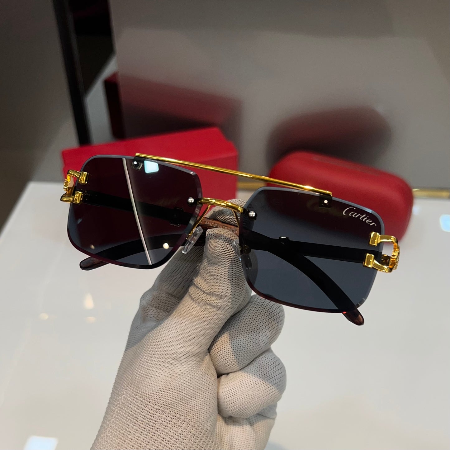 Cartier Black Honey Singh Edition Luxury Shade With Original Box Packing
