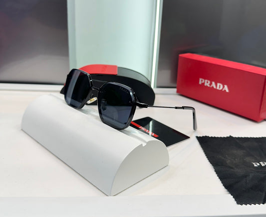 Prada Milano Black Metal Limited Edition Luxury Shade With Original Packing