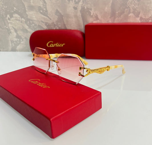 Cartier Pink New Honey Singh Edition Luxury Shade With Original Box Packing