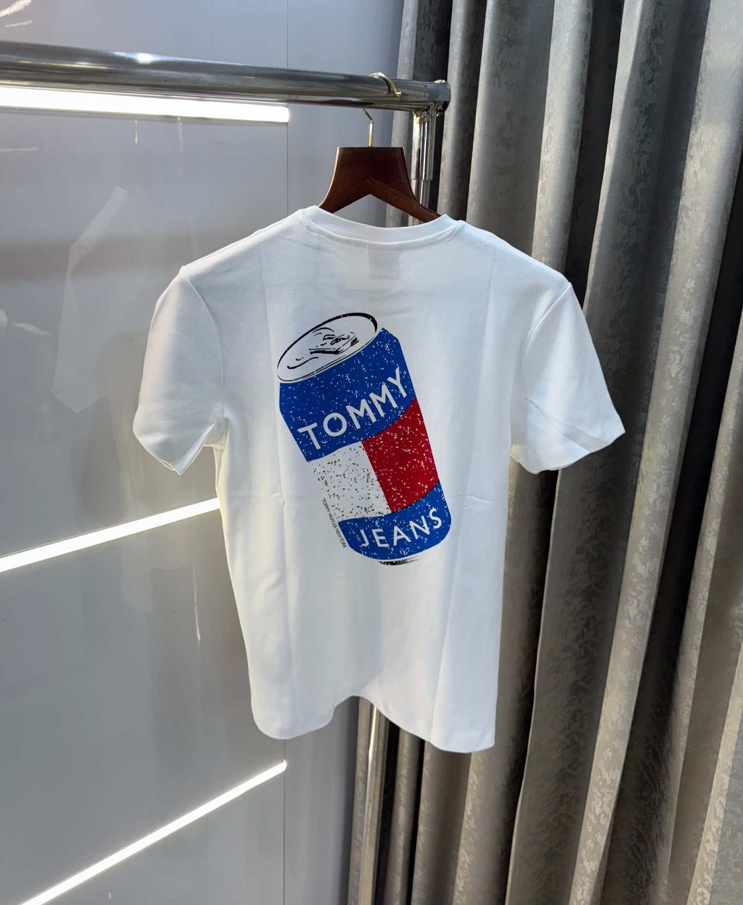Tommy Hilfiger White Printed Classic T-Shirt