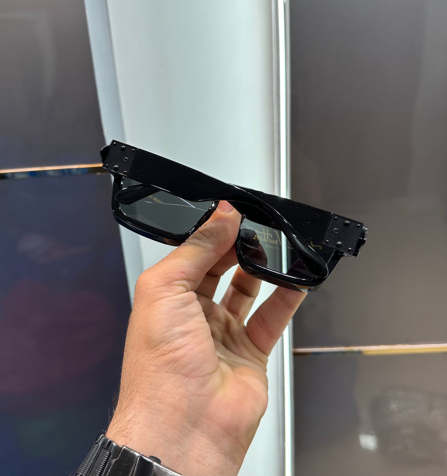 Louis Vuitton Full Black Karan Aujla Edition Limited Edition Luxury Shade With Original Packing