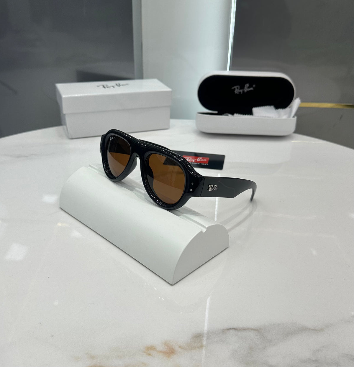 Rayban Black Brown Limited Edition Luxury Shade With Original Packing