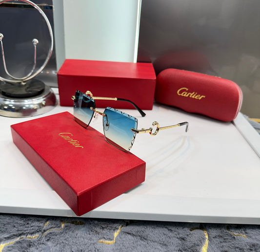 Cartier Sky Blue Karan Aujla Edition Luxury Shade With Original Box Packing
