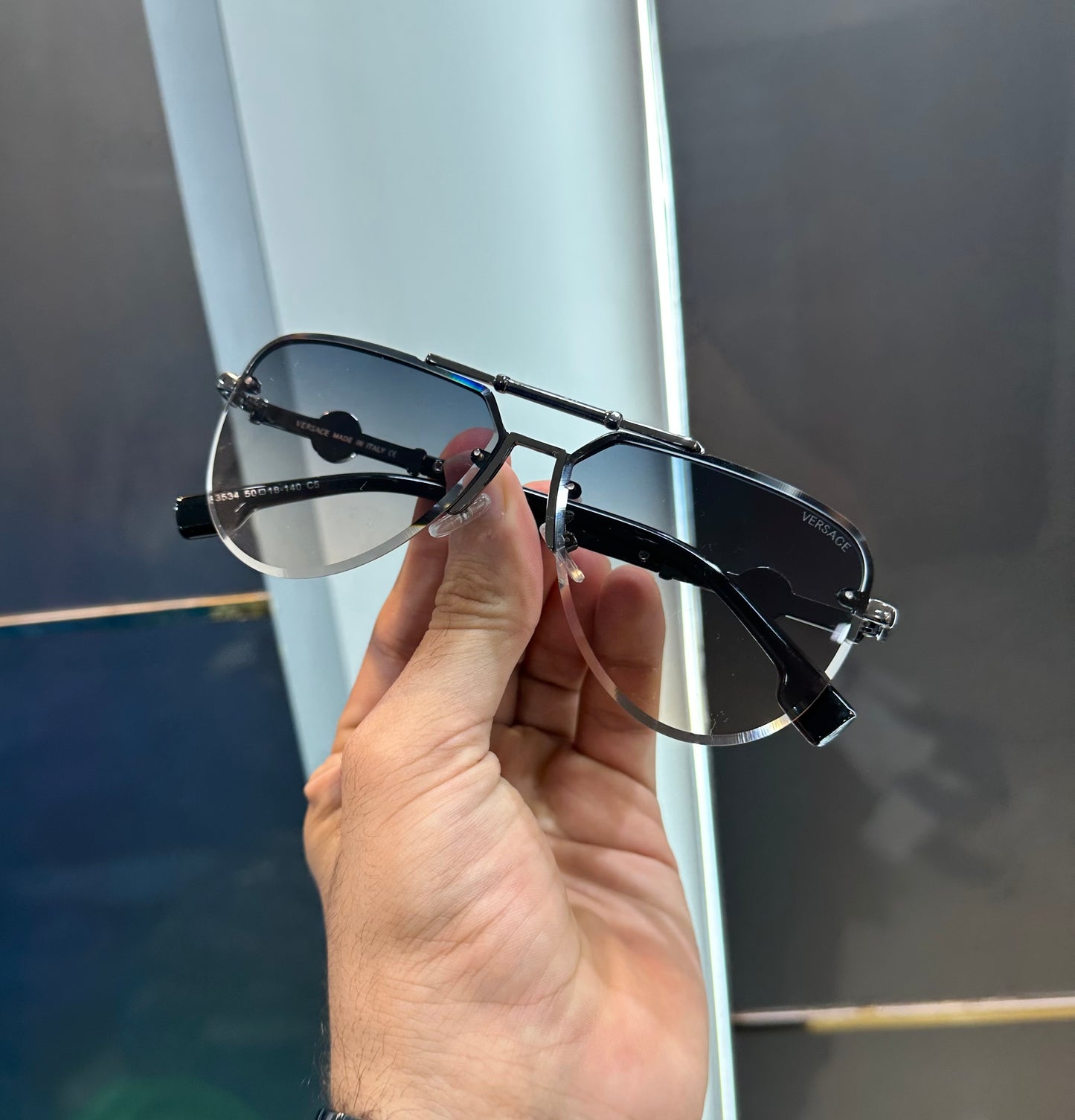 Versace Dual Metal Limited Edition Luxury Shade With Original Packing