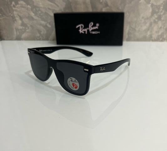 Rayban All Black Glossy Luxury Shade With Original Packing