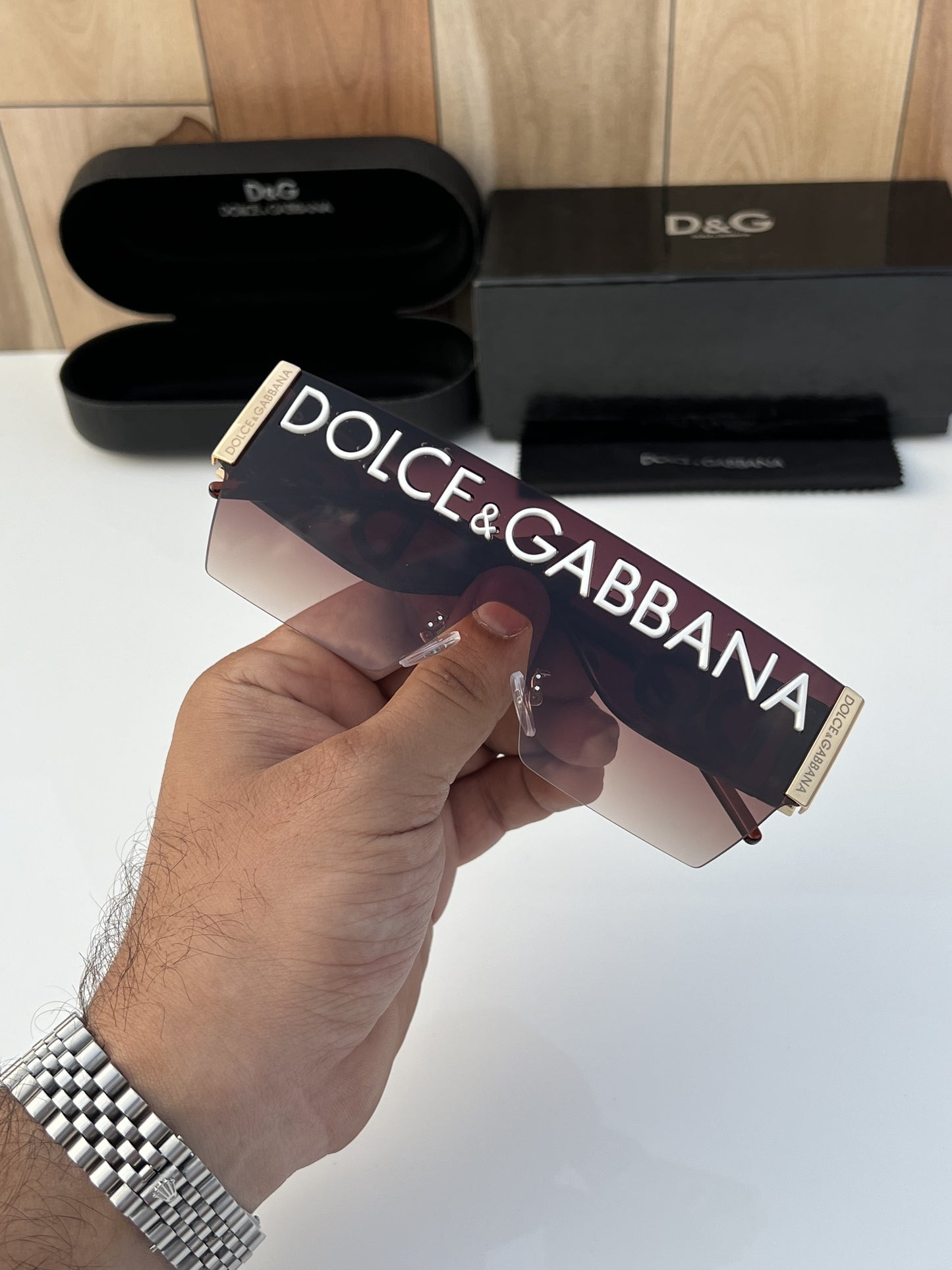 Dolce&Gabbana Brown Luxury Shade With Original Packing