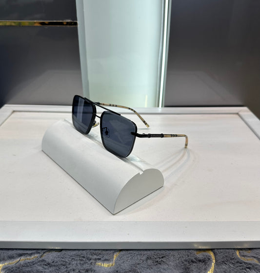 Burberry Black Metal Luxury Shade With Original Packing