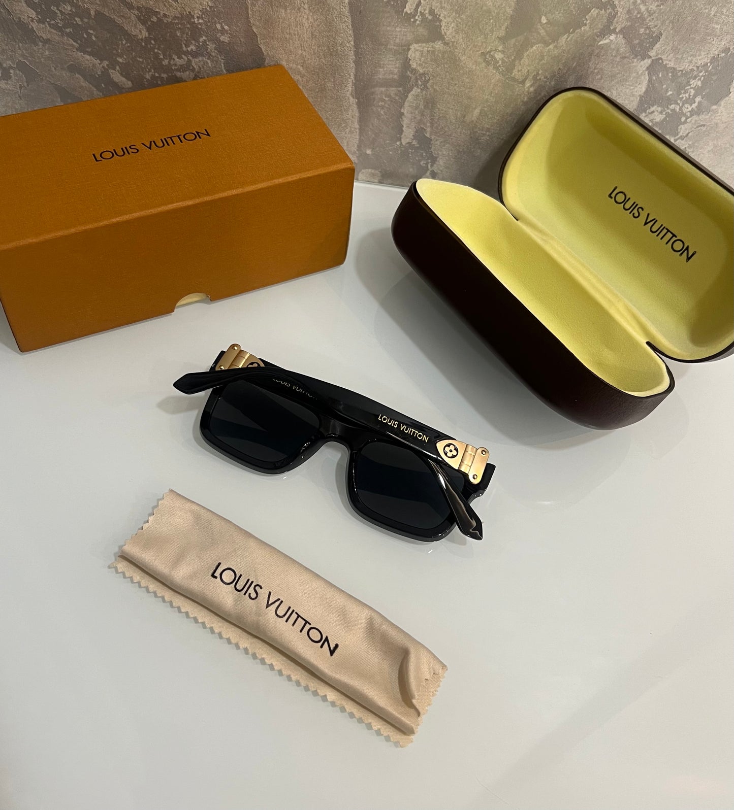 Louis Vuitton Black Limited Edition Luxury Shade With Original Packing