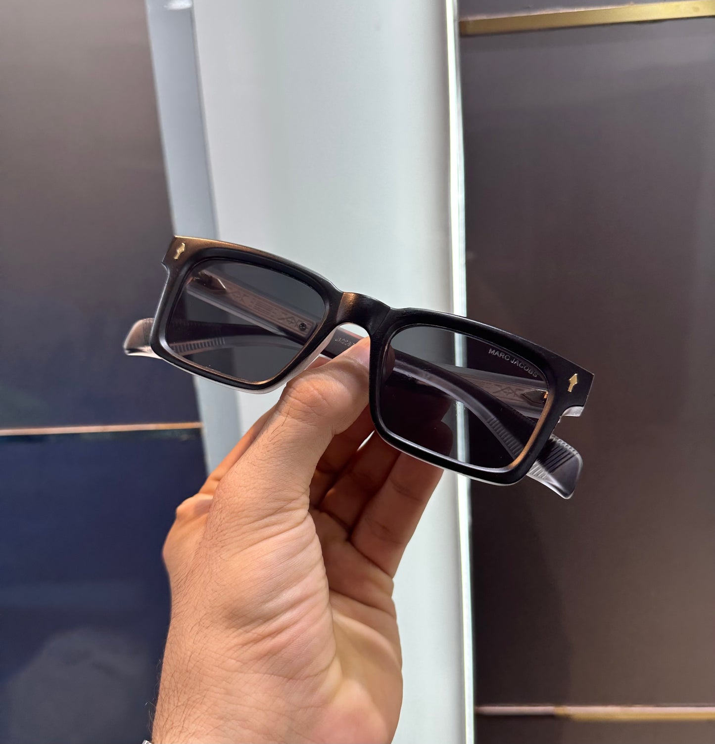 Marc Jacob Mat Black Luxury Shade With Original Box Packing