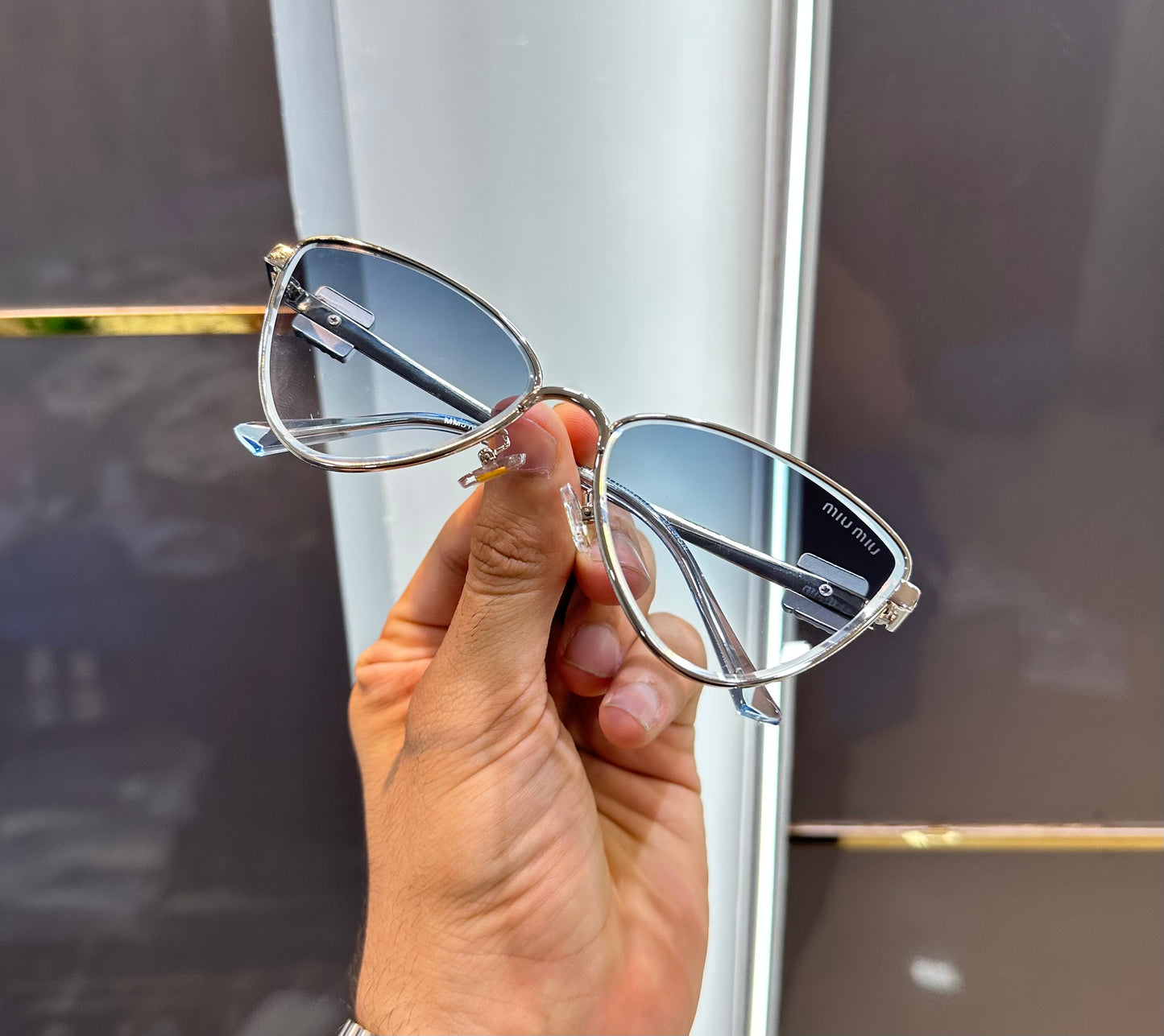 MIU MIU Sky Blue Limited Edition Luxury Shade With Original Packing