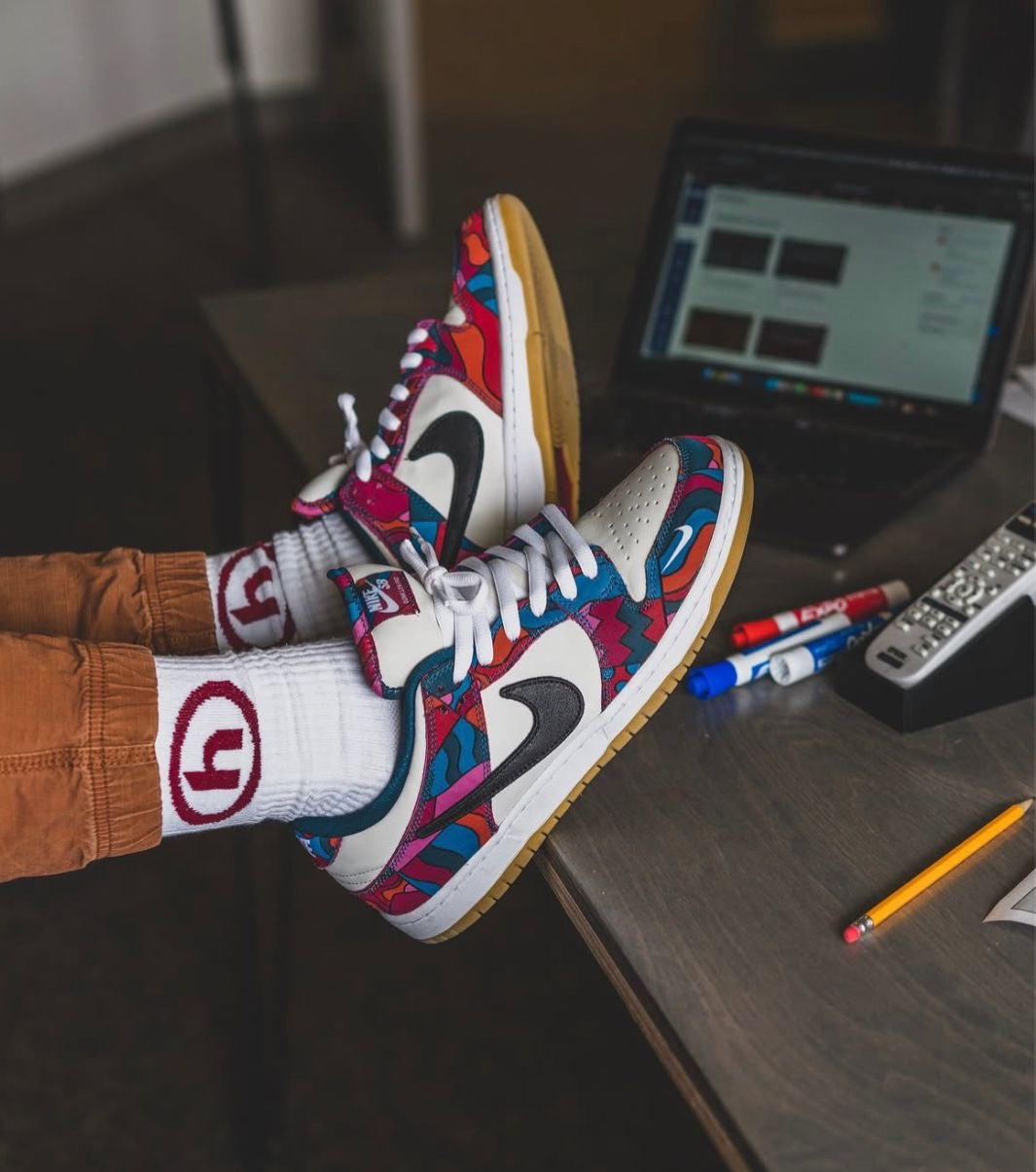 Nike SB DUNK LOW PARRA WITH Og Box PREMIUM SNEAKER