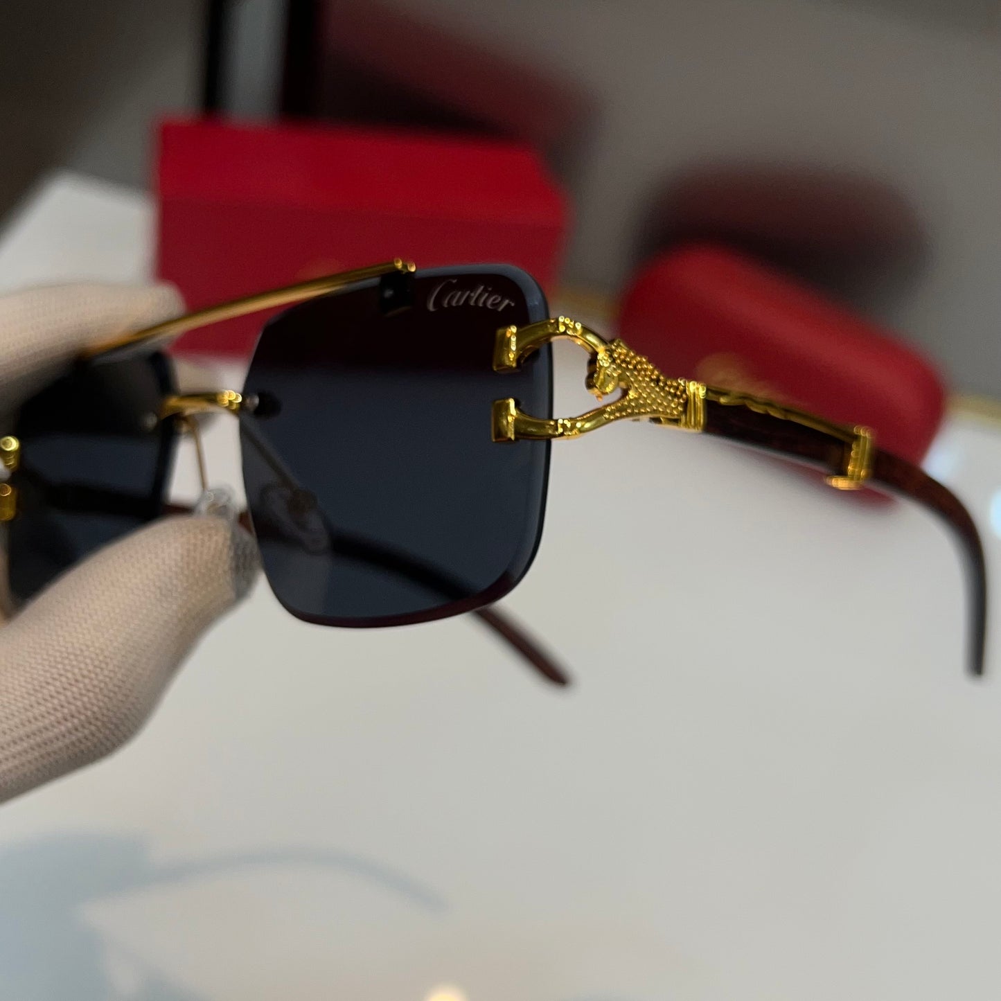 Cartier Black Honey Singh Edition Luxury Shade With Original Box Packing