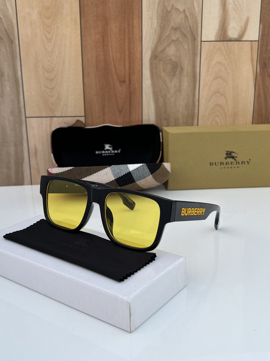 Burberry Black Yellow Luxury Shade With Original Packing